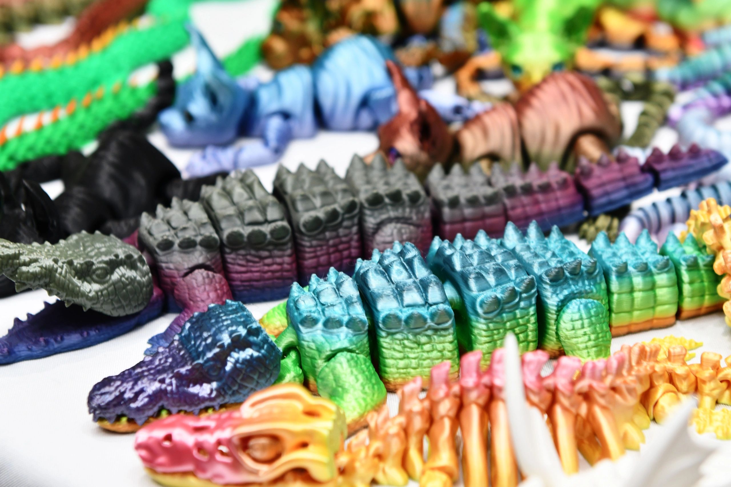 Decorative fantasy creature prop detail